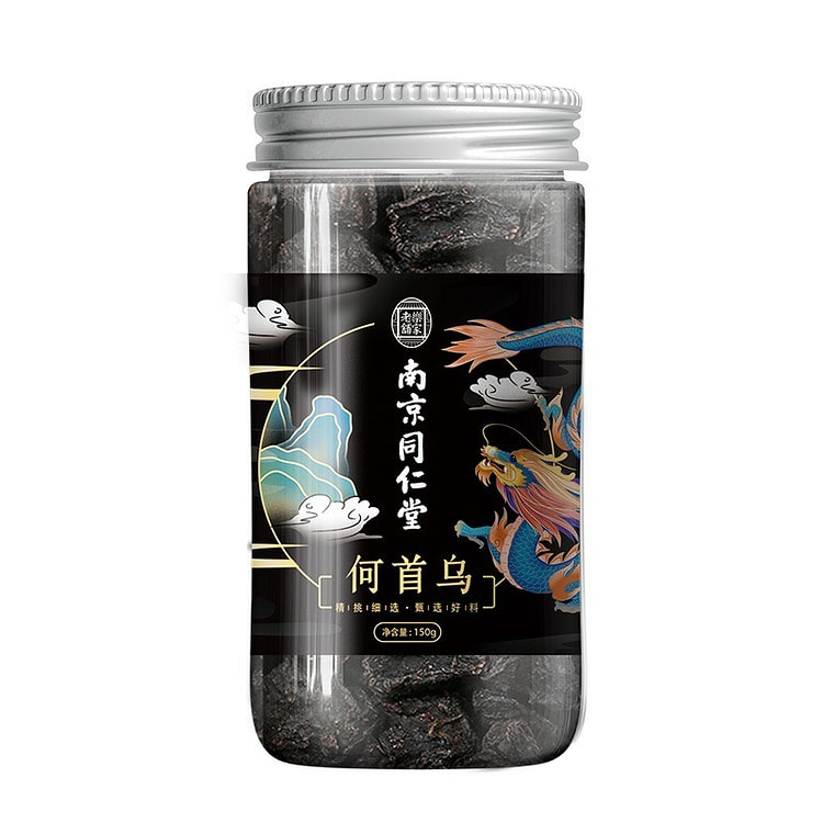 南京同仁堂何首乌片泡水煲汤乌发养生九蒸九晒