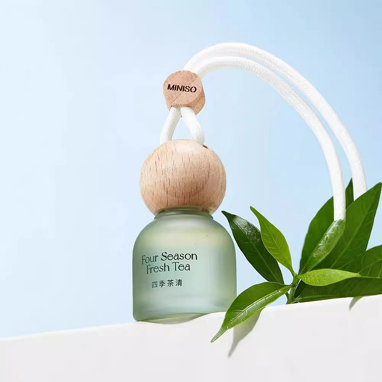 MINISO车载香薰榉木挂件汽车出风口香水四季茶清 8 毫升
