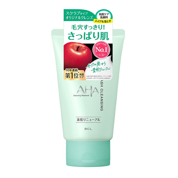 AHA Facial Cleanser Removes Makeup & Exfoliates 120 g