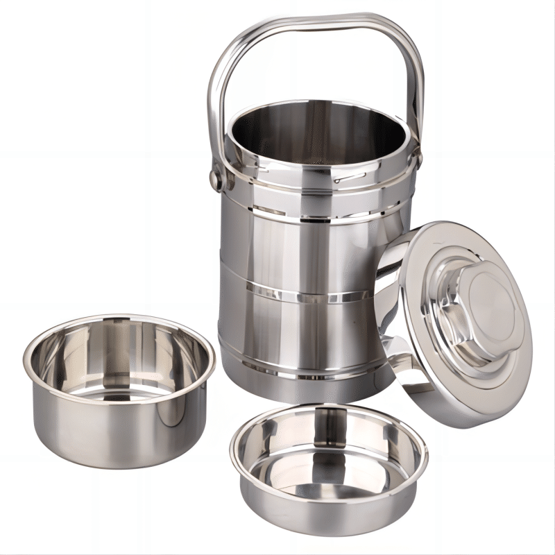 Qing Exhibition 1.5L Straight Double Layer Insulated Pot 1 count