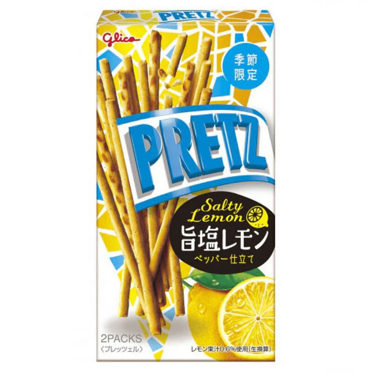 Glico PRETZ Sticks Savory Salted Lemon 23.5g x 2pk 1 count