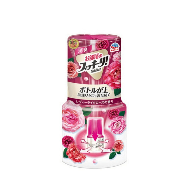 Earth 室内除臭芳香剂 玫瑰香 400ml 1 瓶
