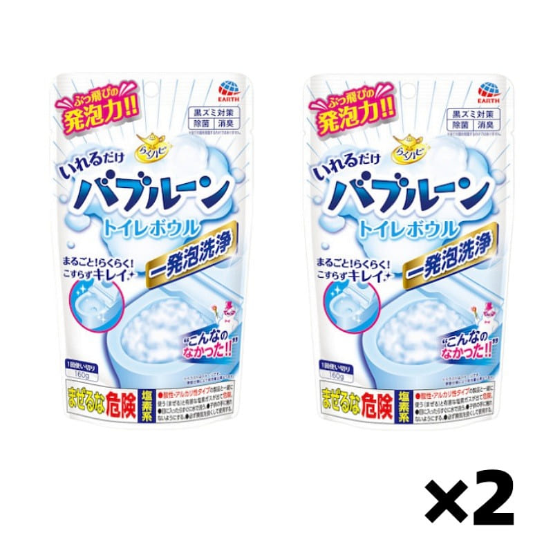 EARTH Toilet Foam Cleaner 160g*2 1 each