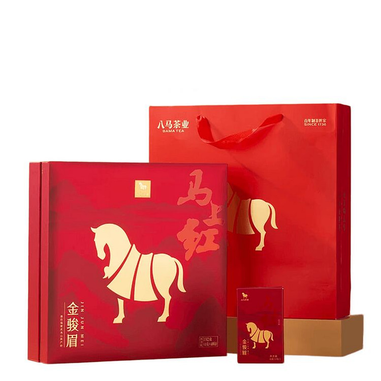 八马武夷金骏眉红茶高端礼盒192g 192 克