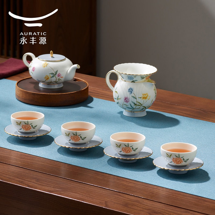 永丰源月亮时光12头茶具（4人位） 1 盒