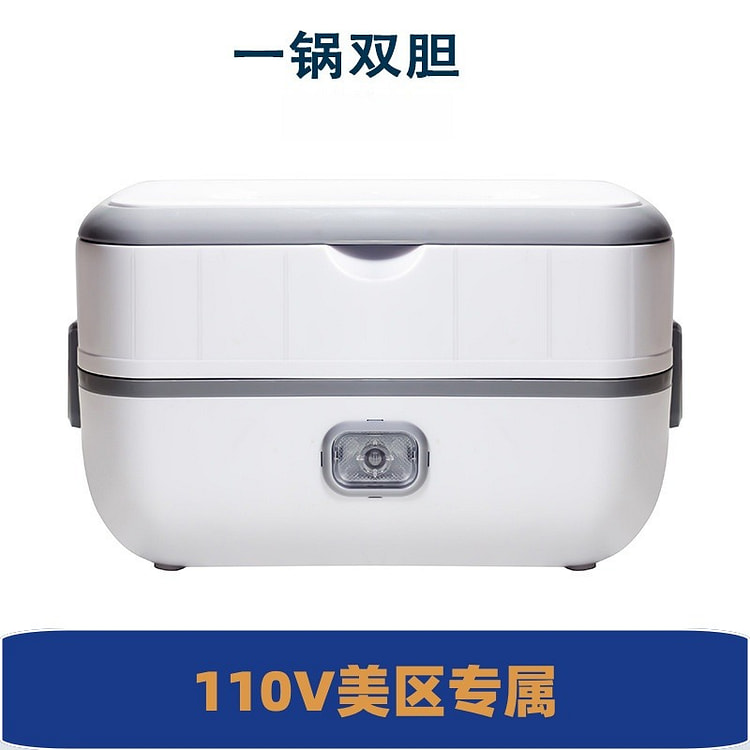 1Lelectric lunch box portable -gray 1 bunch