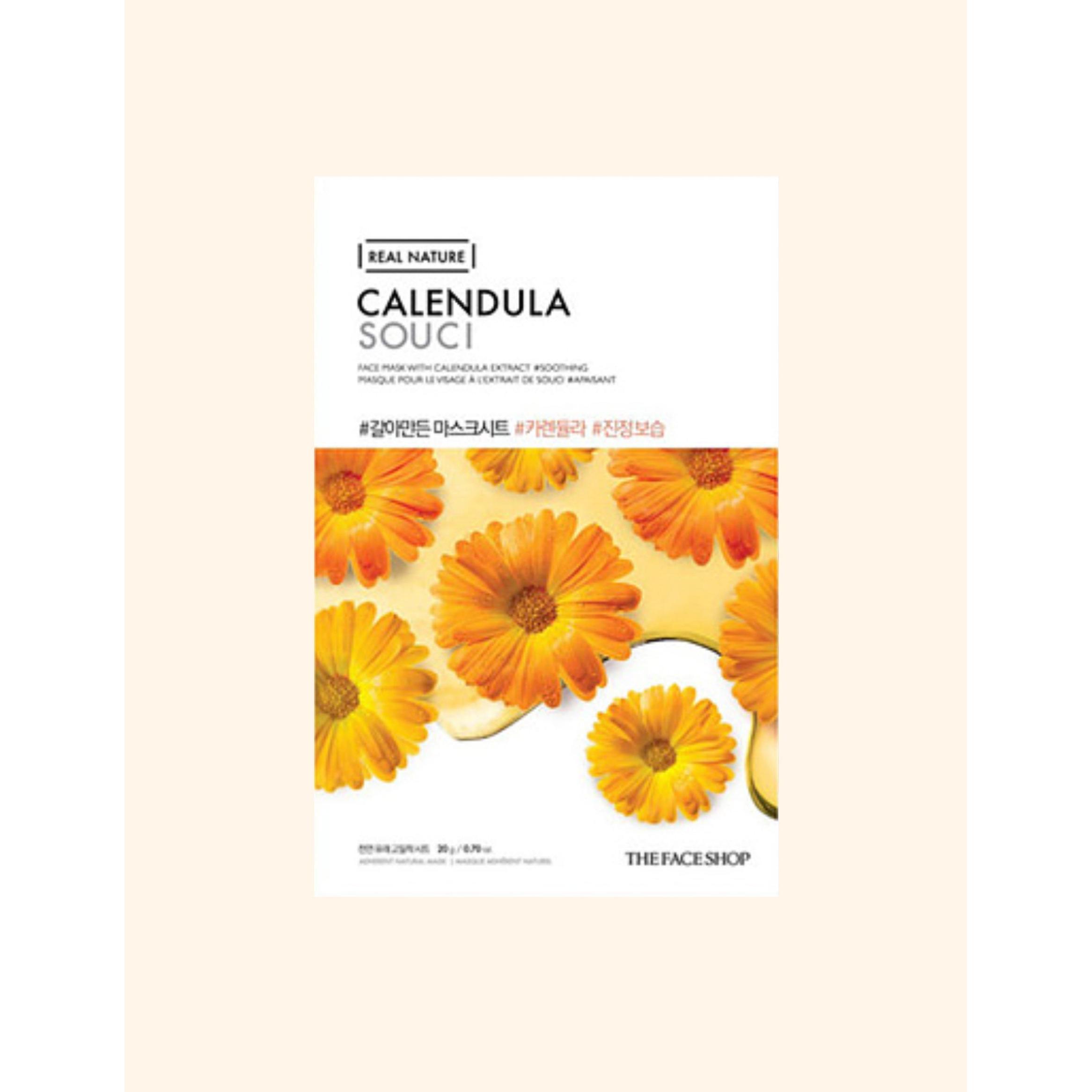 Get Real Nature Face Mask Sheet Calendula Delivered | Weee! Asian Market