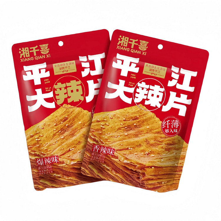 湘千喜 平江大辣片湖南老式小吃香辣味 42g*6袋 6 包