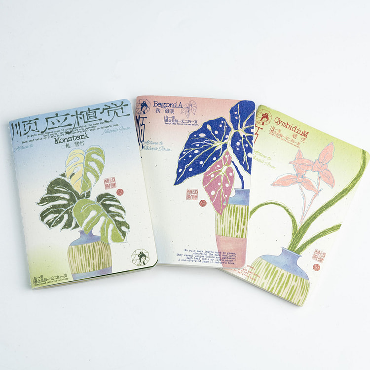 Traveler's Notebook Set / Nature Senses Series 3 pack