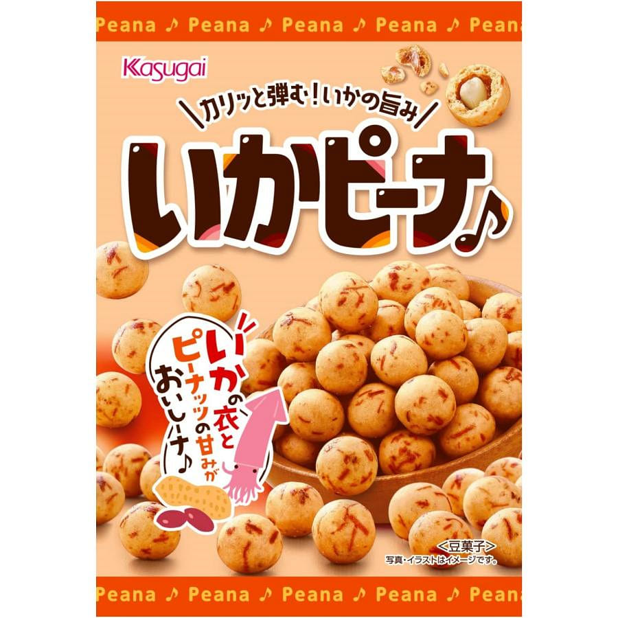Kasugai Crispy Peanut Squid Flavor 89g 1 each
