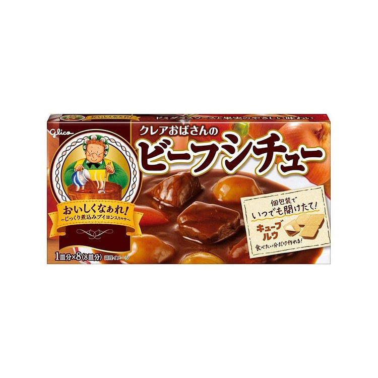 格力高 牛肉咖喱块 炖菜料 8块