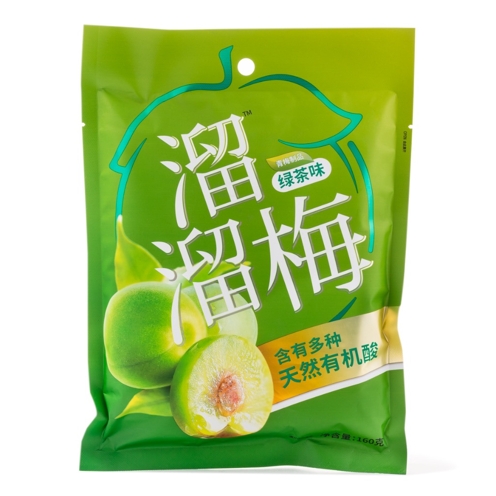 Get Liuliumei Green Plum Snack, Green Tea Flavor Delivered Weee