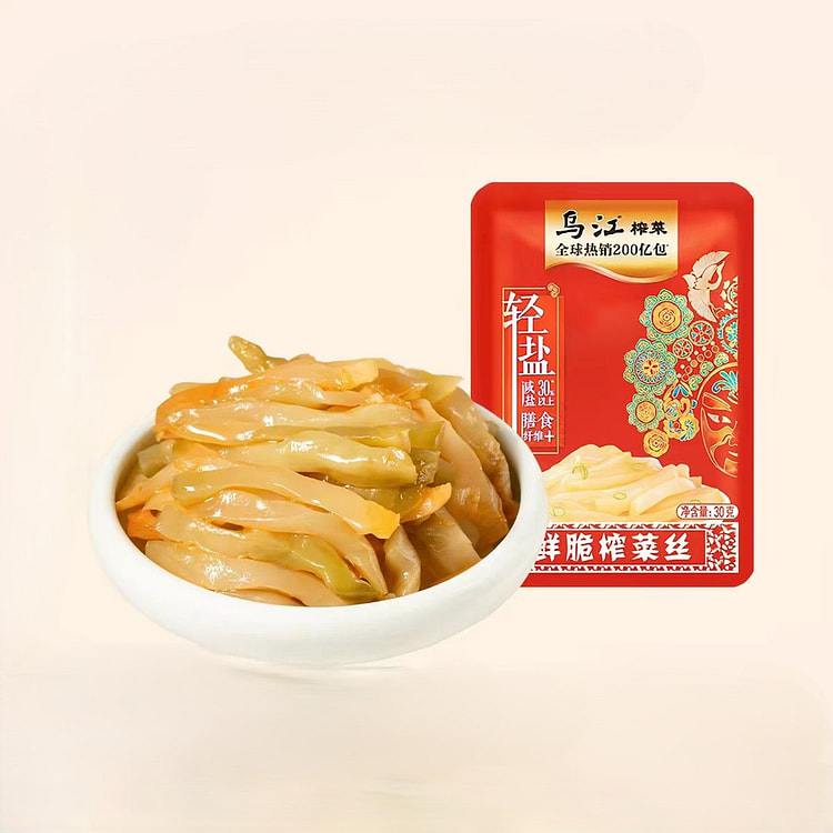 Fresh crisp pickled vegetable strips 30g*1 bag 1 each
