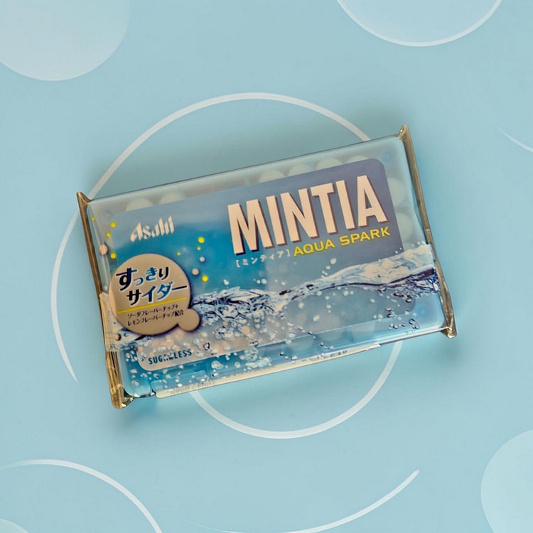 ASAHI Japanese Mintia Aqua Spark Mint 50 Tablets 7 g