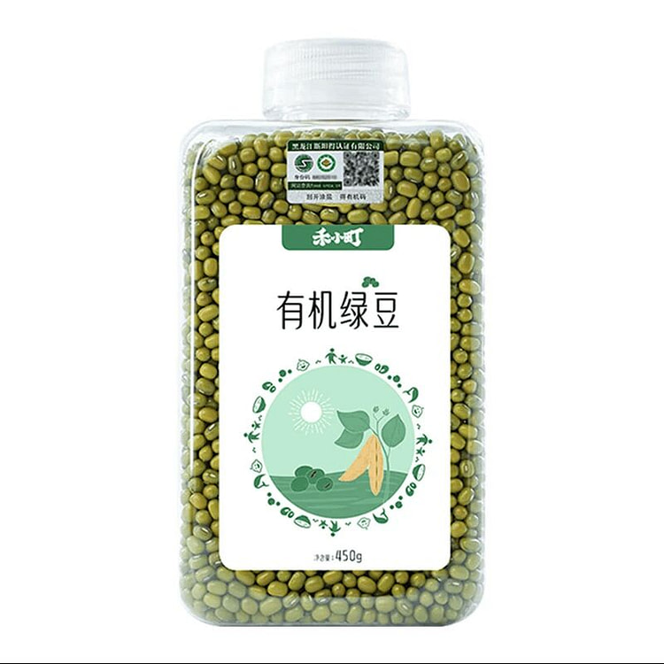禾小町有机绿豆东北一级绿豆450克*1瓶 450 克