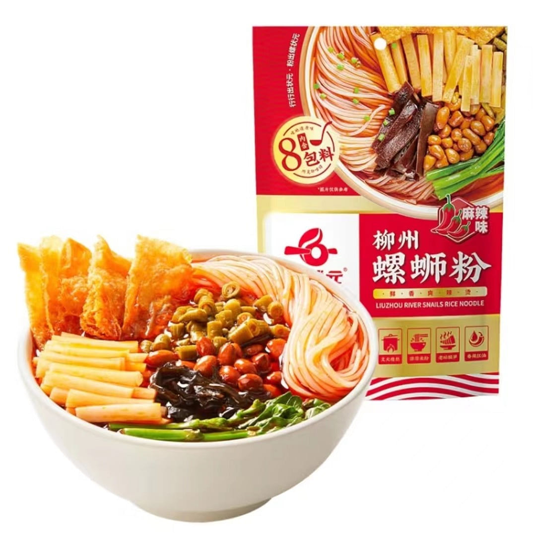 Luozhuangyuan snail rice noodle (spicy) 280 g