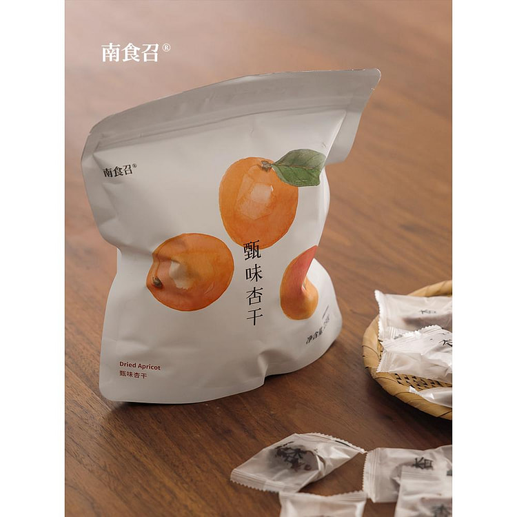 南食召甄味杏干果肉酸甜无核果干蜜饯250g*1袋