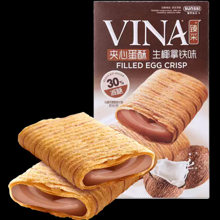 Falitz Coconut Latte Crispy Cookies 100g*1Box 12.9 g