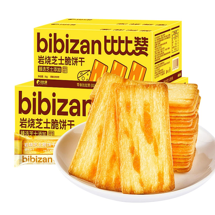 比比赞岩烧芝士脆饼干240g*1袋 240 克