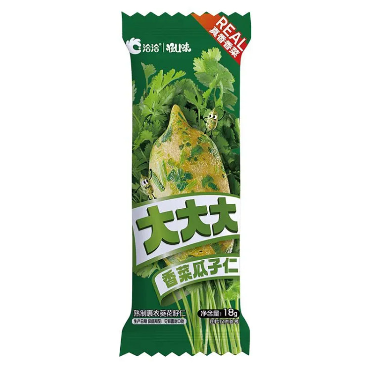 洽洽魔鬼辣香菜瓜子仁18g办公休闲解馋零食 18 克