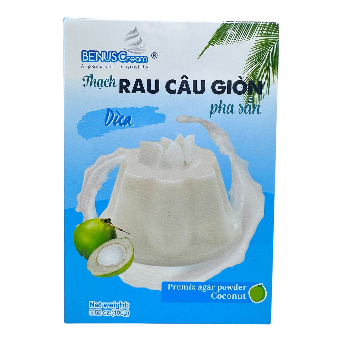 Coconut Premix Agar Powder Thach Rau Cau Pha San 100 g