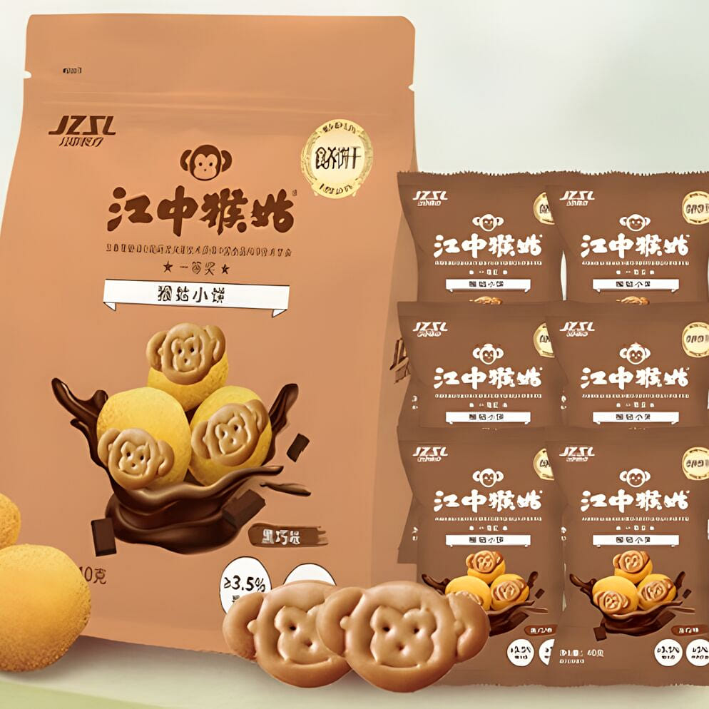 Monkey Head Mushroom Cookies Dark chocolate flavor 240 g