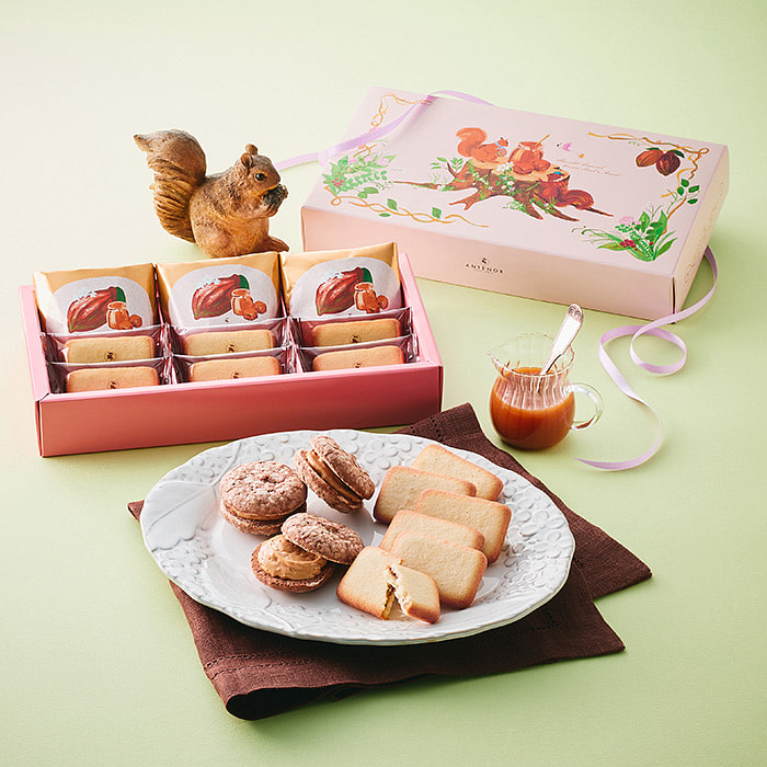 アントノール バレンタイン チョコレートクッキーアソート 9 枚入り 1 個