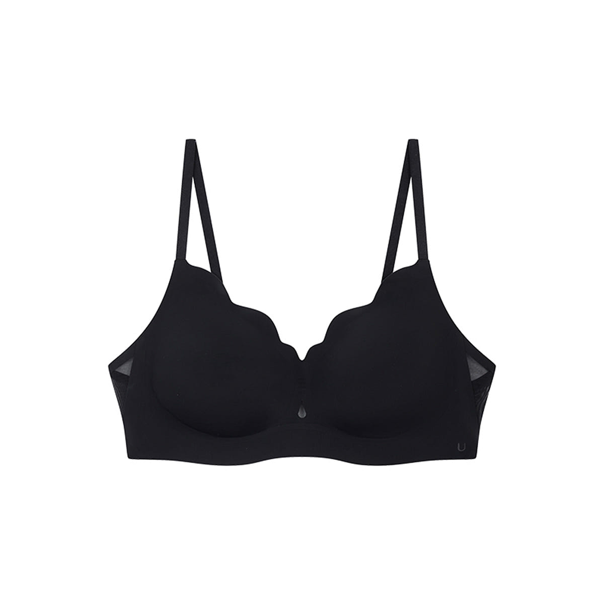 Ubras Cool Petal Cup Sandwich Soft Support Tank Bra – Black-M 100 g