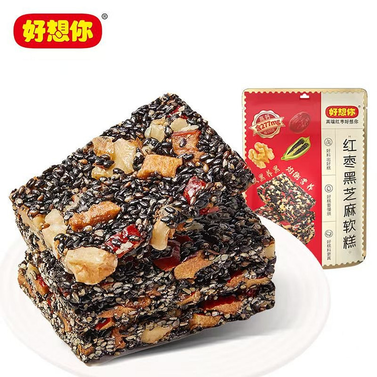好想你红枣黑芝麻软糕135g*1袋 养生滋补零食