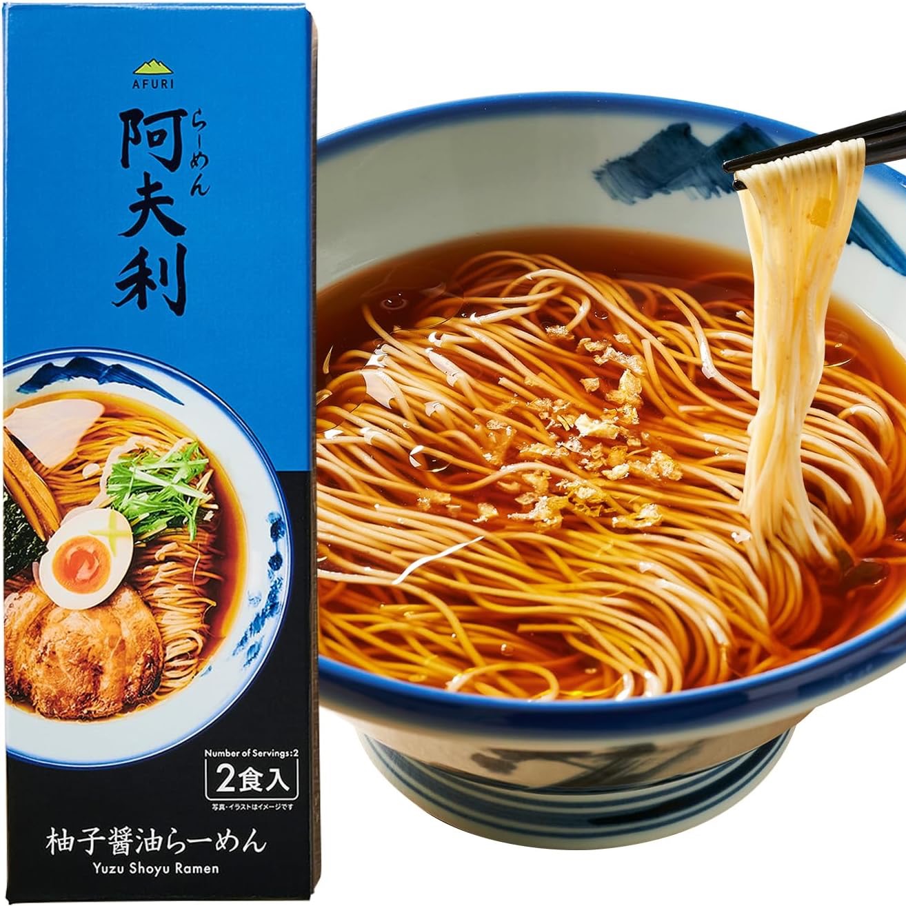 AFURI Ramen Noodles Yuzu Shoyu Soy Sauce Soup 308g 1 個