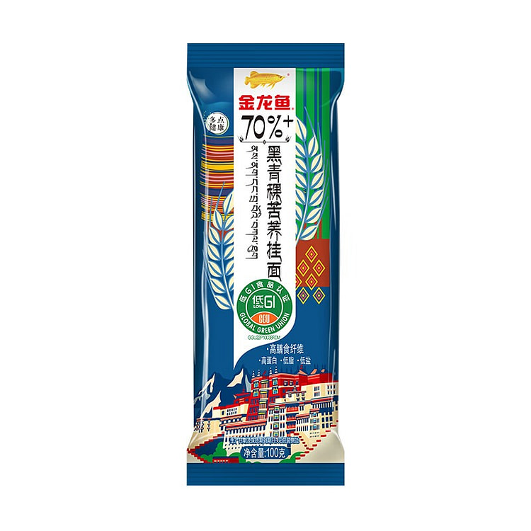 金龙鱼 黑青稞苦荞挂面 100 克