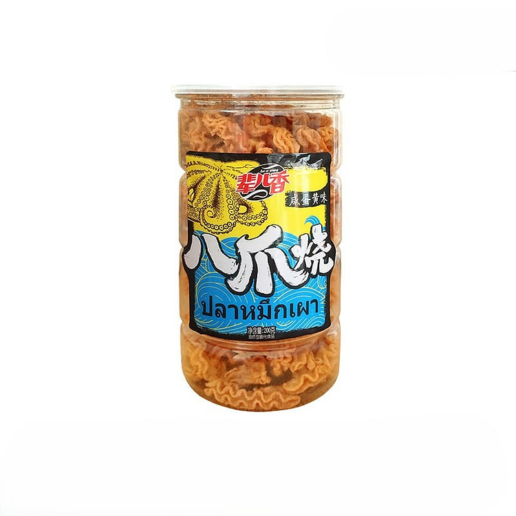 Octopus Crisps Salted Egg Yolk Flavor 200 g