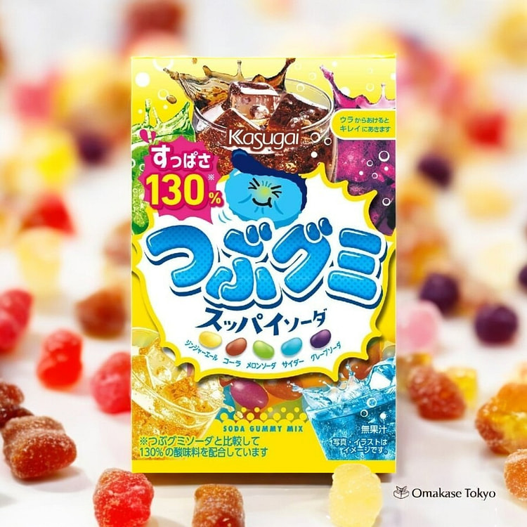 春日井制果 Tsubu 软糖苏打水 10 包