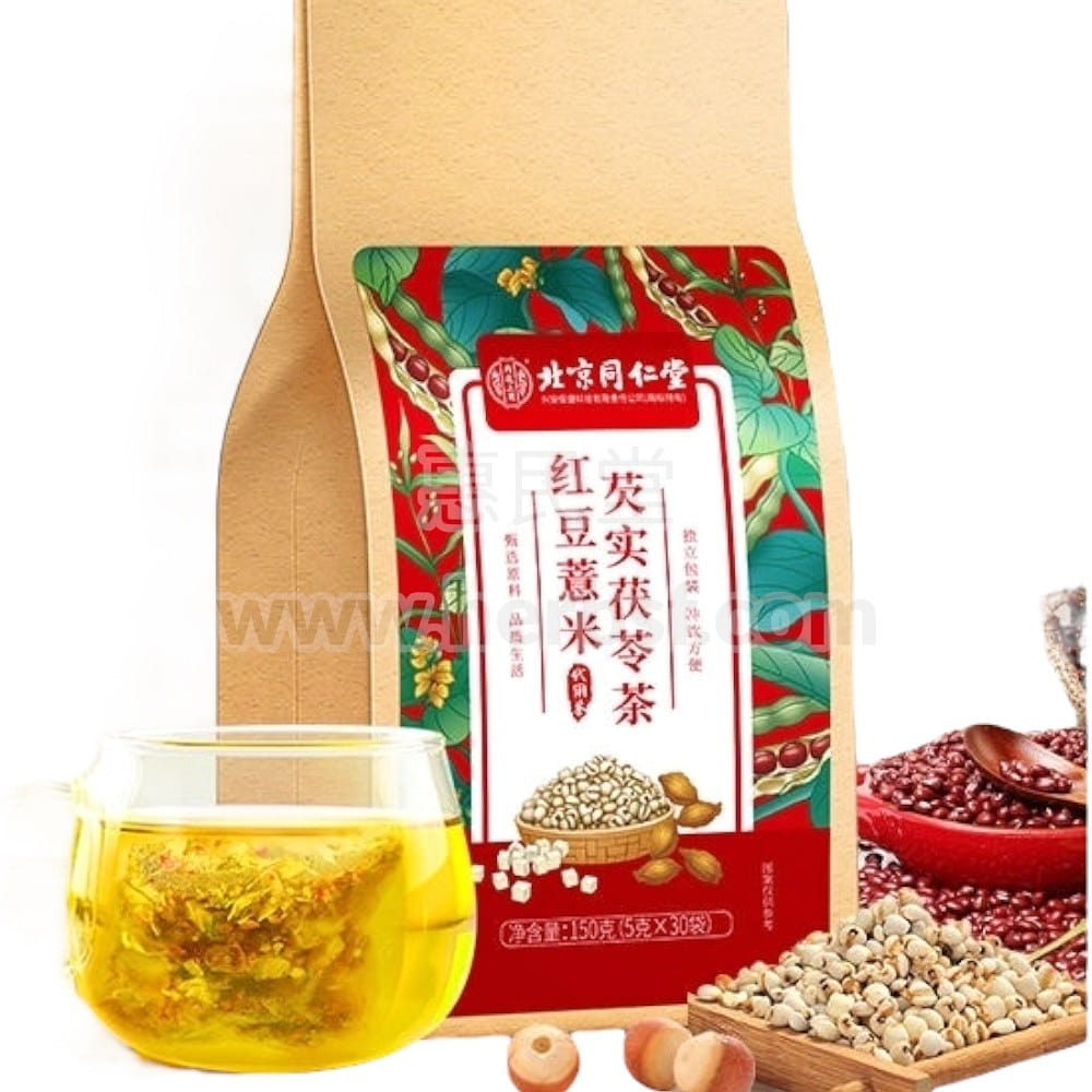 Red Bean Coix Seed Euryale Seed and Poria Tea5g*30 1 each