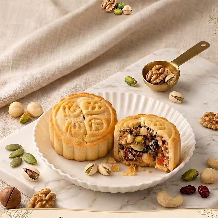 Mixed Nuts Mooncake 2pcs 1 each