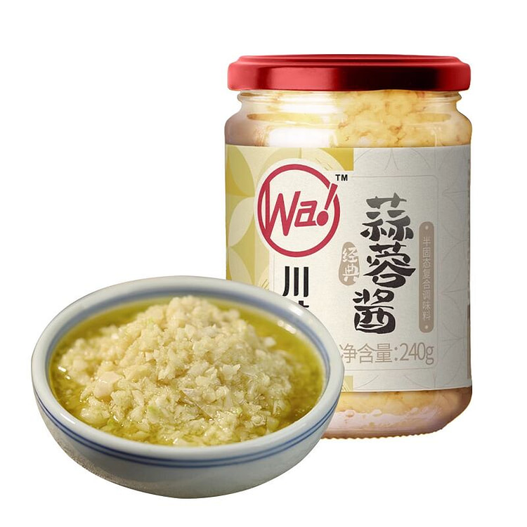 川娃子 原味蒜蓉酱240g*1瓶