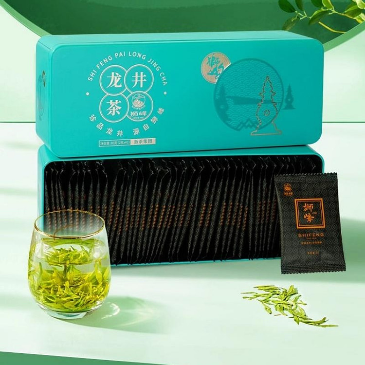 新茶狮峰牌明前特级正宗存鲜龙井80g独立小包装绿茶 80 克