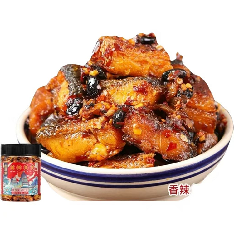 湖南特产 香辣鱼排 280g*1瓶 280 克