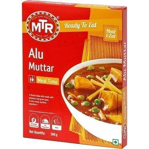 MTR Alu Muttar (Ready-To-Eat), 10.5 oz box 10.5 oz