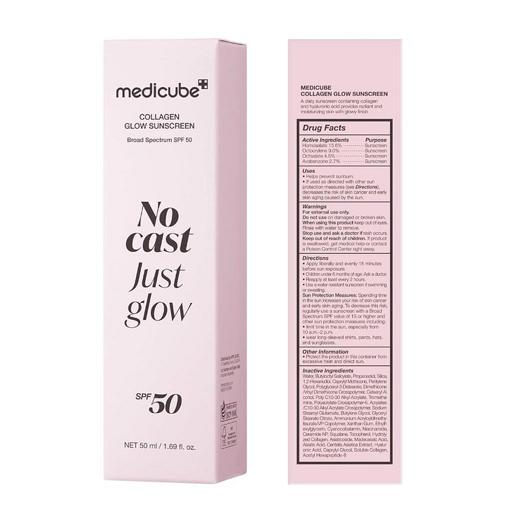 Medicube无刺激光泽防晒霜SPF5050毫升 1 份