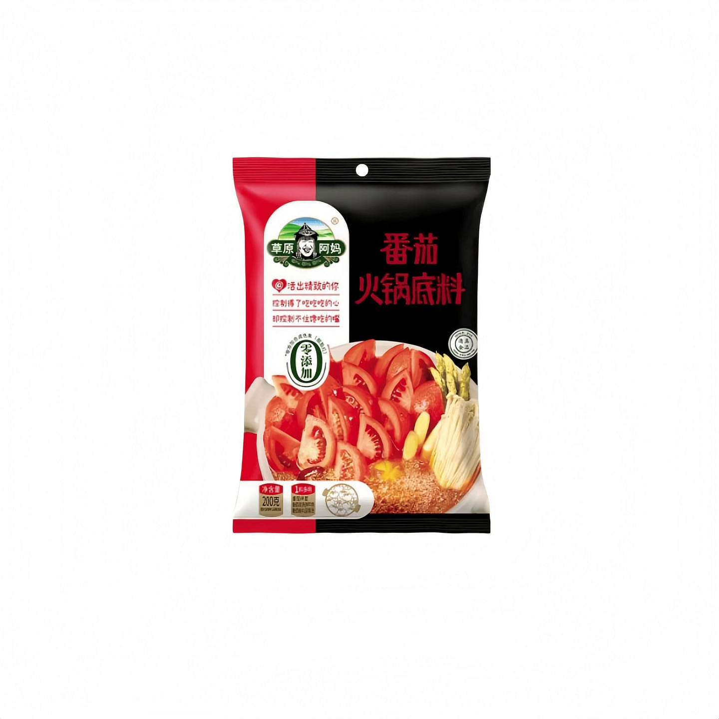 草原阿妈火锅底料清汤老北京番茄汤底料200g*1袋 200 克