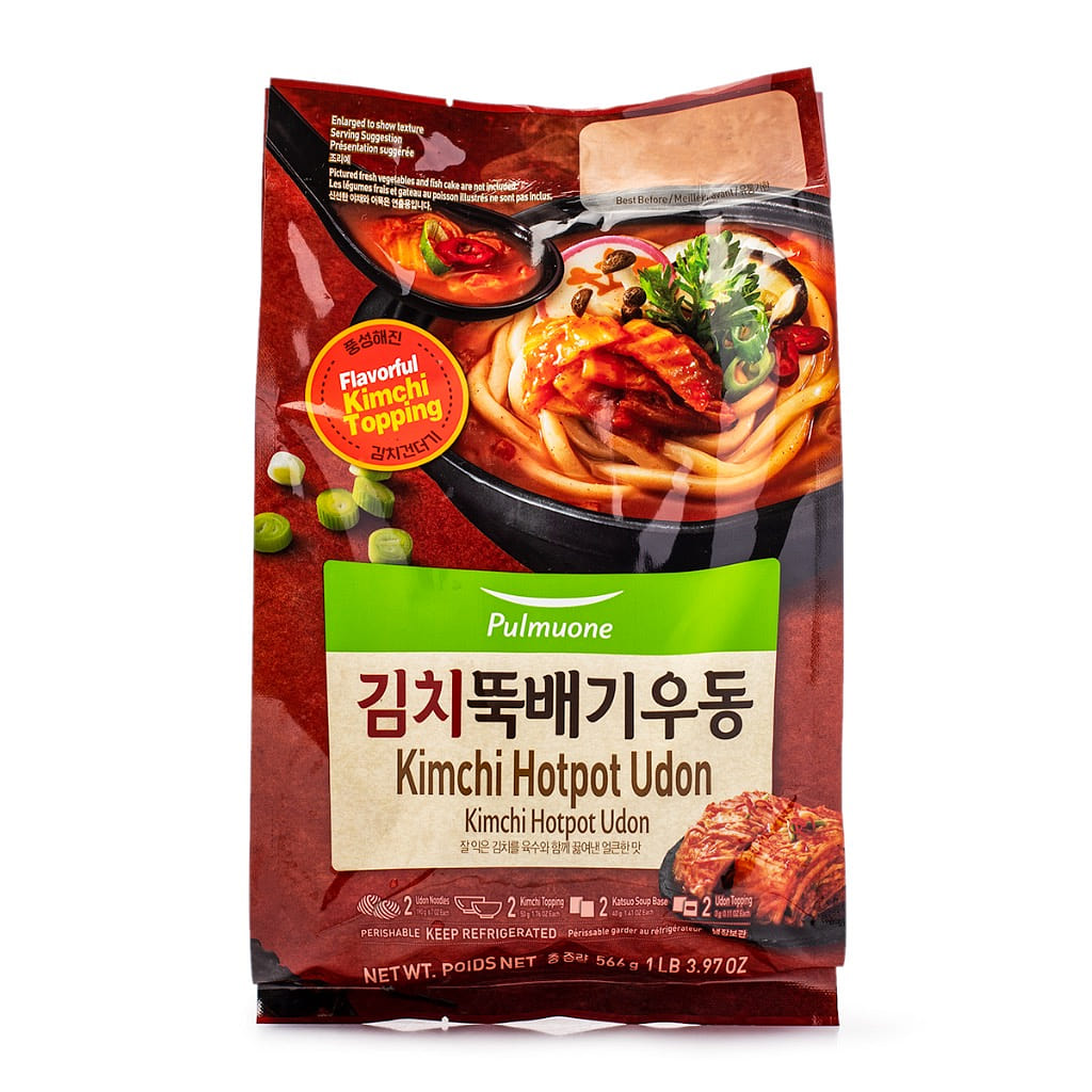 풀무원 김치 뚝배기 우동 566 그램