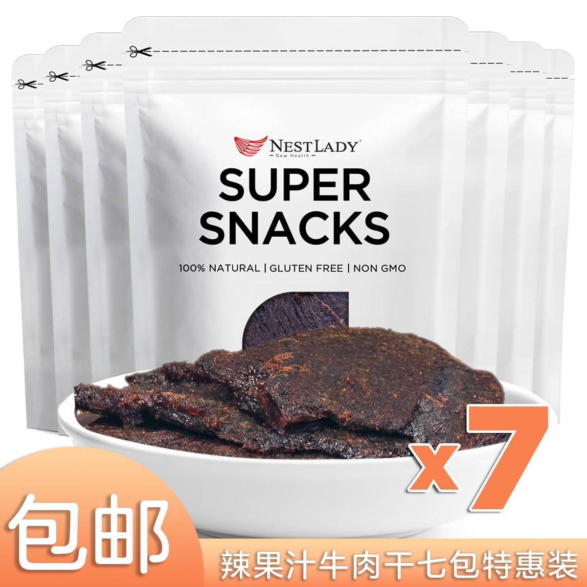 Get NESTLADY SPICY FRUIT FLAVORED BEEF JERKY 7 PACKS Delivered Weee! Asian Market