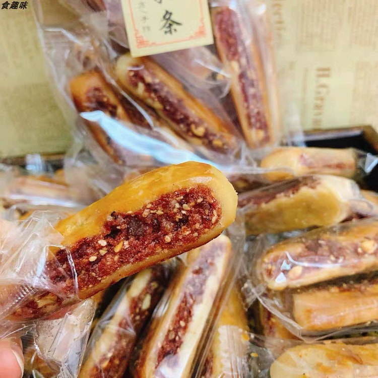 潮汕特产茶配小吃糕点 腐乳条 腐乳柳 鸡仔饼 独立包装  潮式肥肉腐乳 250g*1袋 内含17条独立包装