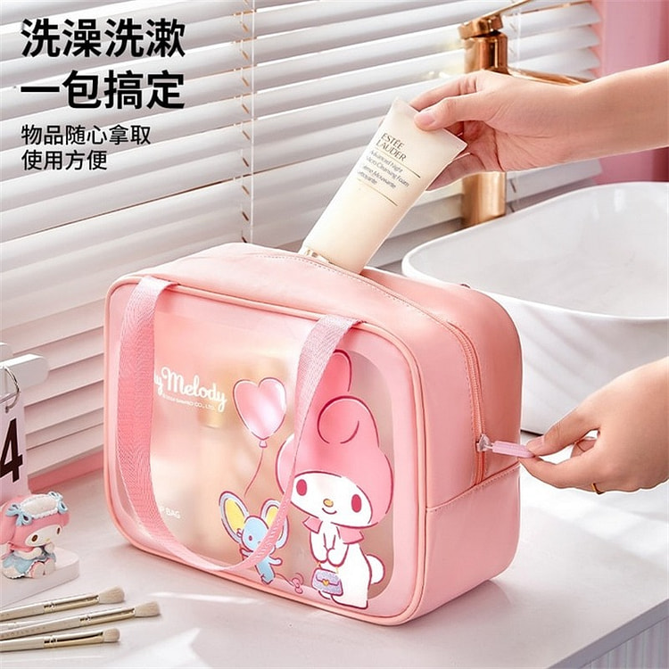 三丽鸥 干湿分离洗漱包防水收纳包 大号 1个装 1 份