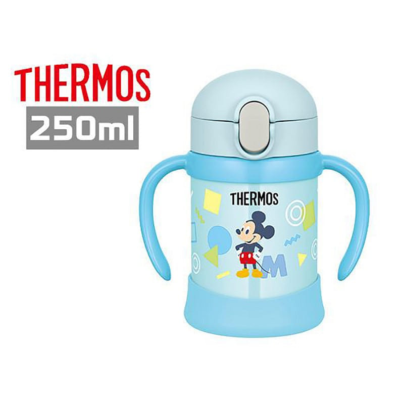 THERMOS Double ear thermos cup 250ml [Blue Mickey] 1 개