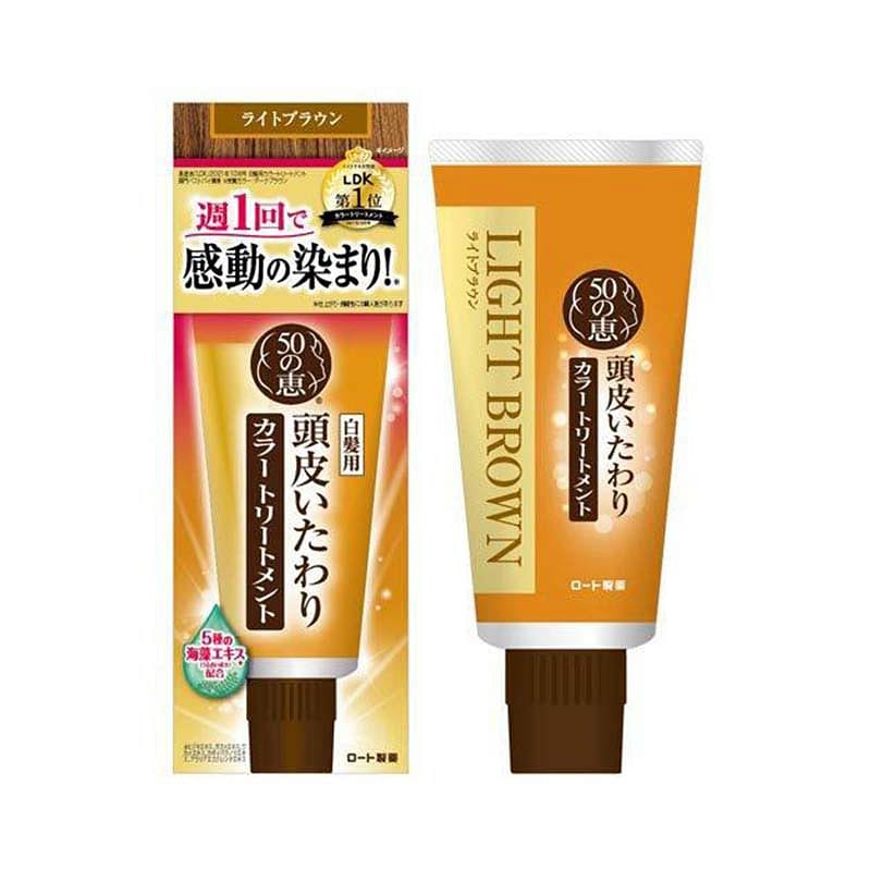 ロート製薬 染毛剤 ライトブラウン 150g 1 個
