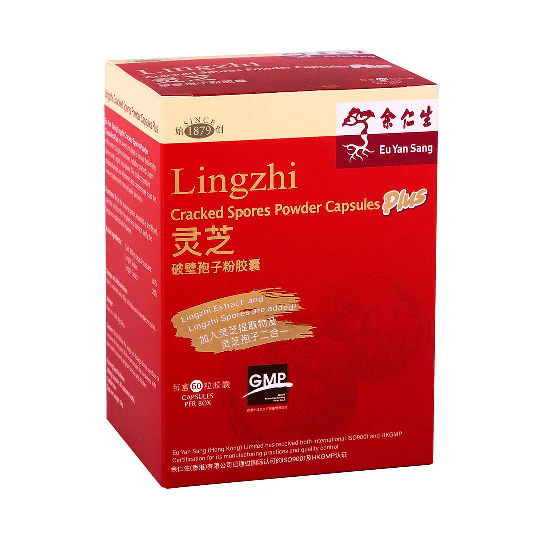 EU YAN SANG Lingzhi Cracked Spores Powder Capsules 60 count