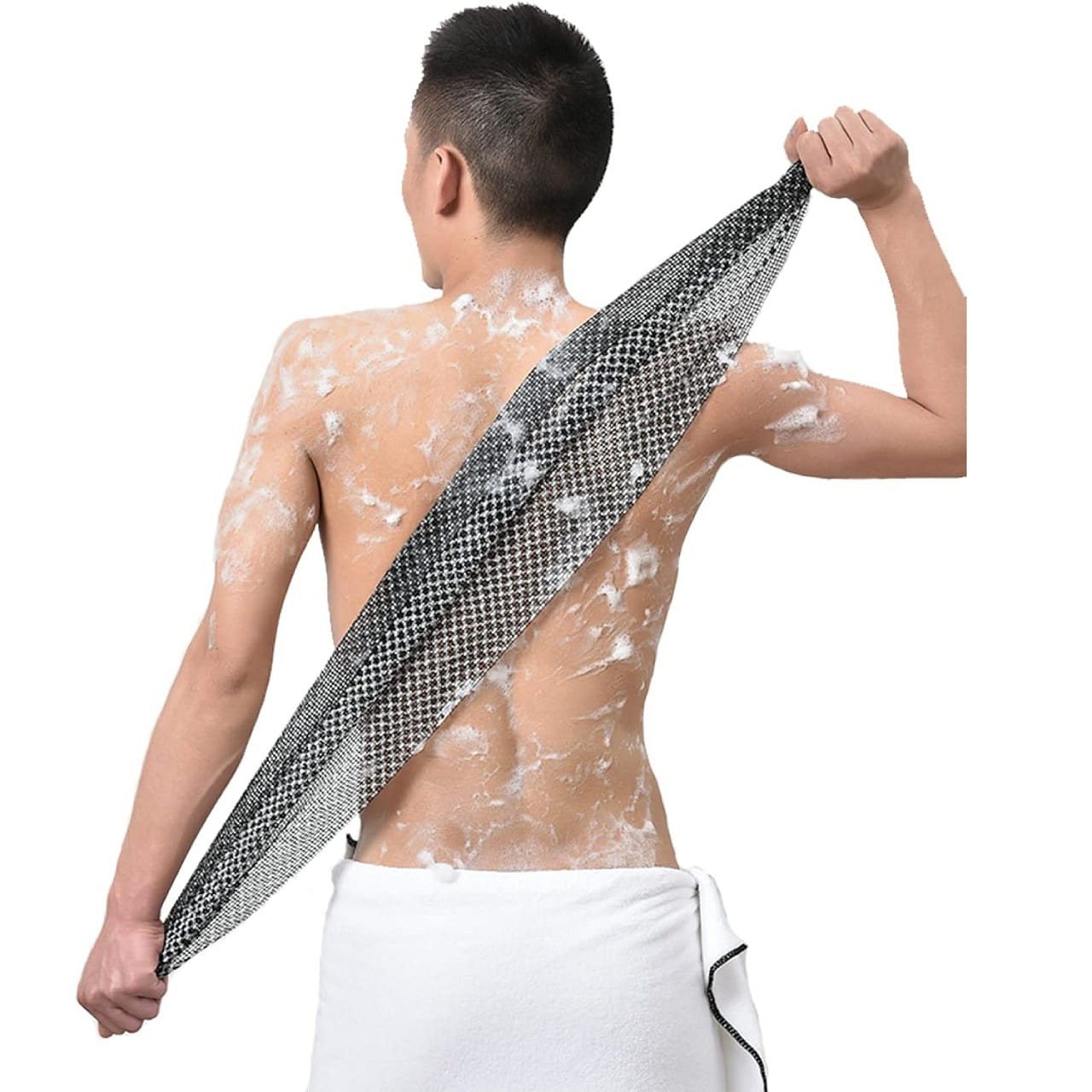 Exfoliating Shower Towel,Japanese Weaving Techniqu 1 each