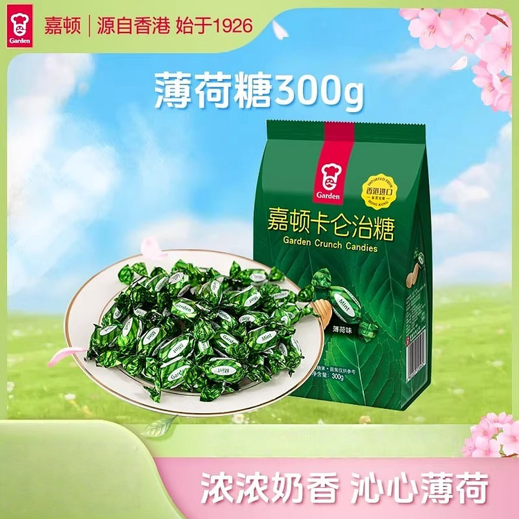 嘉顿·薄荷味卡仑治糖300g 300 克